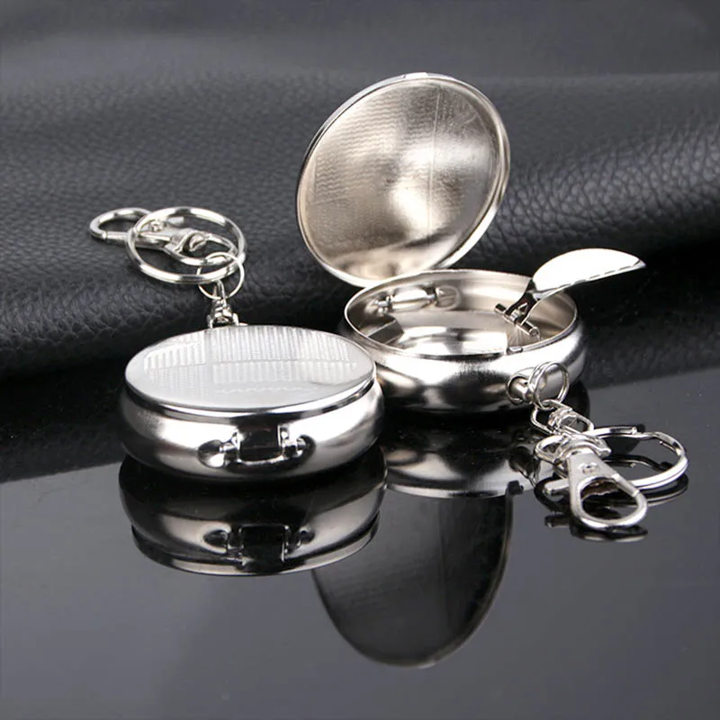 Round Shaped Keychain Mini Ashtray Cigarette Supplies Stainless Steel Pocket Smoke Ash 1PC Smoking Accessories Portable
Round Shaped Keychain Mini Ashtray Cigarette Supplies Stainless Steel Pocket Smoke Ash 1PC Smoking Accessories Portable