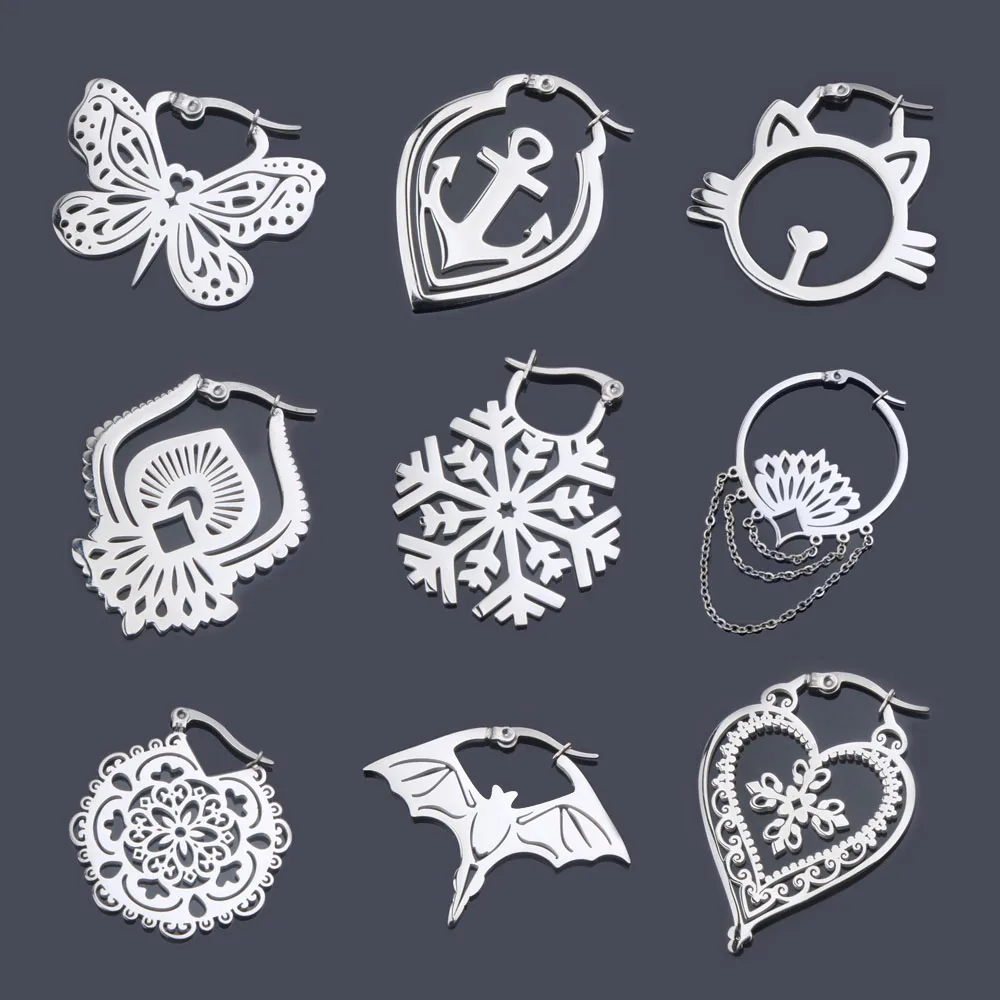 New Ear Studs Multi-styles Fake Clicker Ring Ear Ring Set Steel Earrings Wholesale Ear Lobe Piercings oreja Fashion Body Jewelry
New Ear Studs Multi-styles Fake Clicker Ring Ear Ring Set Steel Earrings Wholesale Ear Lobe Piercings oreja Fashion Body Jewelry