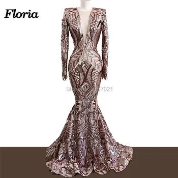 Saudi Arabia Long Sleeves Evening Dresses Shiny Glitter Sequins Dubai New Prom Dress Vestido de festa 2019 Mermaid Party Gowns
Saudi Arabia Long Sleeves Evening Dresses Shiny Glitter Sequins Dubai New Prom Dress Vestido de festa 2019 Mermaid Party Gowns
