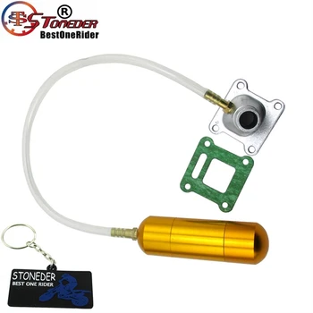 STONEDER Pocket Bike CNC Gold Aluminum Boost Power Bottle With Intake Pipe Gasket For 2 Stroke 47cc 49cc Mini Moto ATV Quad Dirt
STONEDER Pocket Bike CNC Gold Aluminum Boost Power Bottle With Intake Pipe Gasket For 2 Stroke 47cc 49cc Mini Moto ATV Quad Dirt