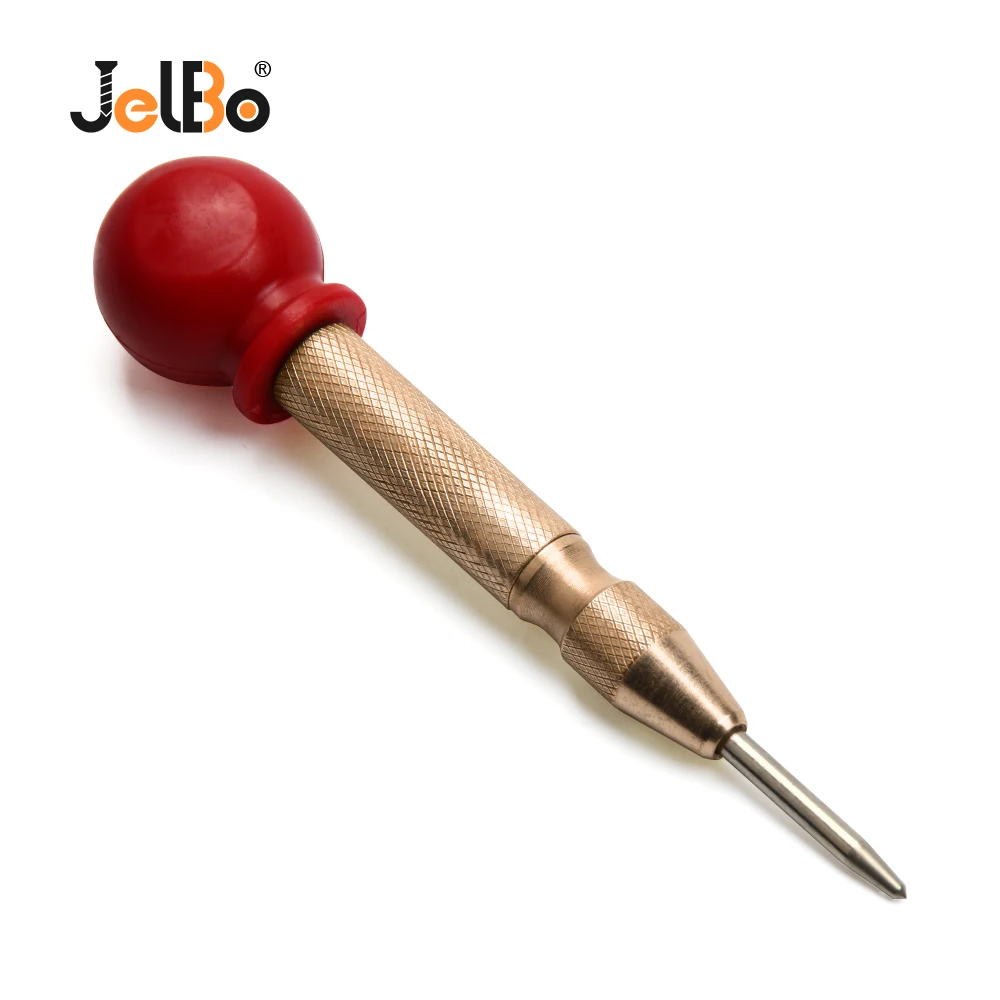 JelBo HSS Automatic Center Punch Drill Bit Spring Loaded Mark Glass Breaker Adjustable Impact Center Pin Punch for Woodworking
JelBo HSS Automatic Center Punch Drill Bit Spring Loaded Mark Glass Breaker Adjustable Impact Center Pin Punch for Woodworking