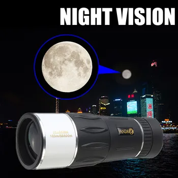 35x95 WA Night Vision Monocular Telescope HD Scope Adjustable Wide Angle Hunting Black+White Black High Light Transmittance
35x95 WA Night Vision Monocular Telescope HD Scope Adjustable Wide Angle Hunting Black+White Black High Light Transmittance