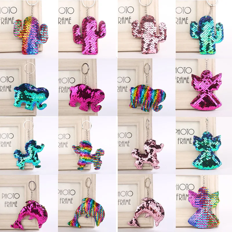 Animal Dolphin Elephant Car Bag Accessories 1PC Hot Sale Key Chain Cactus Glitter Pompom Sequins Party Candy Color Angel Bear
Animal Dolphin Elephant Car Bag Accessories 1PC Hot Sale Key Chain Cactus Glitter Pompom Sequins Party Candy Color Angel Bear