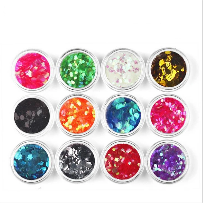 12 Colors Decoration Nail Art Glitter Cellophane SequinsPaper Powder Manicure Sticker DIY Tips Design Tools
12 Colors Decoration Nail Art Glitter Cellophane SequinsPaper Powder Manicure Sticker DIY Tips Design Tools