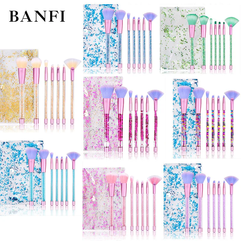 Seven Branches of Sand Cosmetic Brush Set Diamond Sequins Cosmetic Brush Set Girl Series
Seven Branches of Sand Cosmetic Brush Set Diamond Sequins Cosmetic Brush Set Girl Series