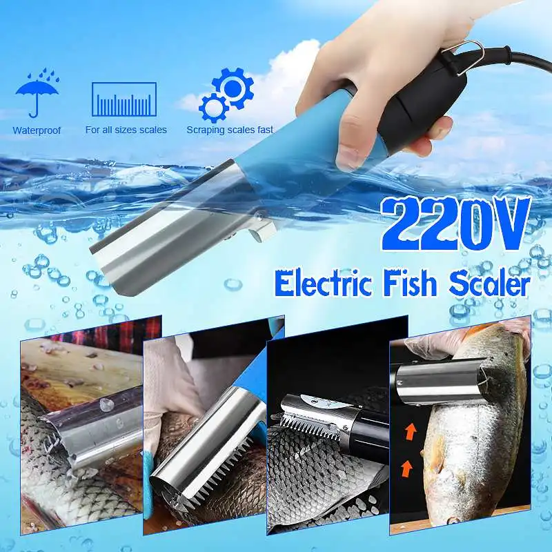 Waterproof Electric Fish Scaler 220V 100W Scraper Recharge Descaler for Canteens/Hotels/Restaurants/Fish Stalls/Fish Farm
Waterproof Electric Fish Scaler 220V 100W Scraper Recharge Descaler for Canteens/Hotels/Restaurants/Fish Stalls/Fish Farm