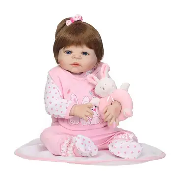 NPK 56cm Artificial Soft Silicone Reborn Baby Dolls Simulation Lifelike Infants Doll Toys Photographic Prop For Children Gift
NPK 56cm Artificial Soft Silicone Reborn Baby Dolls Simulation Lifelike Infants Doll Toys Photographic Prop For Children Gift