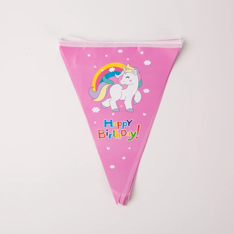 1 Set New Birthday Party Supplies Pink Unicorn Cartoon Party Pennant Bunting Birthday Flag Banners Boys Event Party Supplies
1 Set New Birthday Party Supplies Pink Unicorn Cartoon Party Pennant Bunting Birthday Flag Banners Boys Event Party Supplies