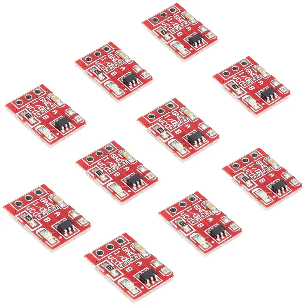 BMBY-10 Pcs TTP223 Capacitive Touch Switch Button Self-Lock Module For Arduino l8
BMBY-10 Pcs TTP223 Capacitive Touch Switch Button Self-Lock Module For Arduino l8