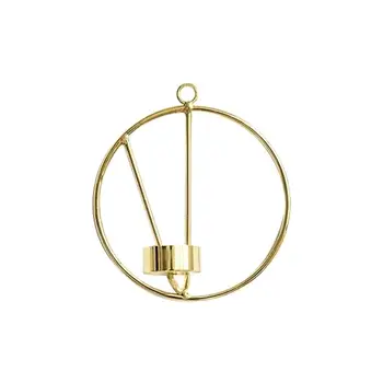 1PC Vintage Golden Geometric Design Tea Light Candle Holder Wall Sconce Wall Hanging Iron Candlestick for Hallway Home Office
1PC Vintage Golden Geometric Design Tea Light Candle Holder Wall Sconce Wall Hanging Iron Candlestick for Hallway Home Office