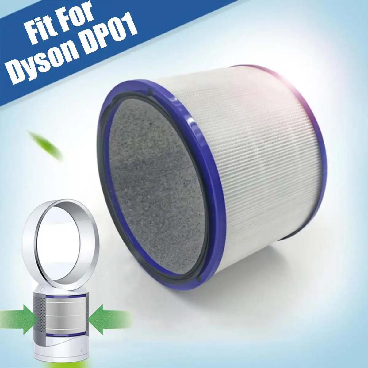 HEPA Filter Fits for Dyson HP01/HP02 Desk Air Purifiers Pure Cool Link Hot+Cool Link
HEPA Filter Fits for Dyson HP01/HP02 Desk Air Purifiers Pure Cool Link Hot+Cool Link