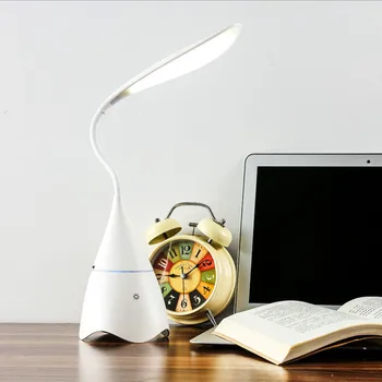 Led desk lamp Bluetooth music sound table lamp Mini speaker charging eye table lamp
Led desk lamp Bluetooth music sound table lamp Mini speaker charging eye table lamp