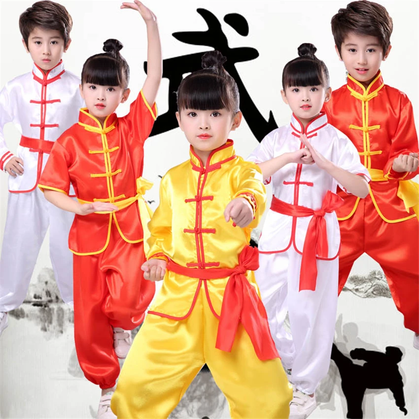Chinese Kung Fu Traditional Wushu Clothing for Boys Girls Tai Chi Uniform 2019 New Kids China Culture Performance Costumes
Chinese Kung Fu Traditional Wushu Clothing for Boys Girls Tai Chi Uniform 2019 New Kids China Culture Performance Costumes