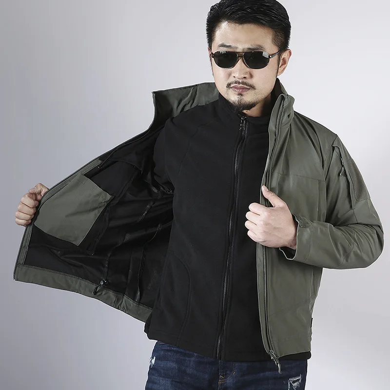 Autumn Winter Outdoor Hiking Fishing Cycling Training Windproof Warm Military Tactical Jacket Thermal Breathable Fleece Men Coat
Autumn Winter Outdoor Hiking Fishing Cycling Training Windproof Warm Military Tactical Jacket Thermal Breathable Fleece Men Coat