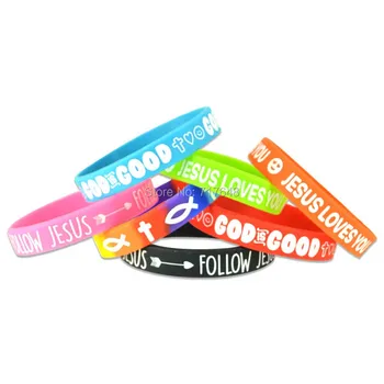 100pcs Vacation Bible School Religious wristband silicone bracelets free shipping by epacket A
100pcs Vacation Bible School Religious wristband silicone bracelets free shipping by epacket A