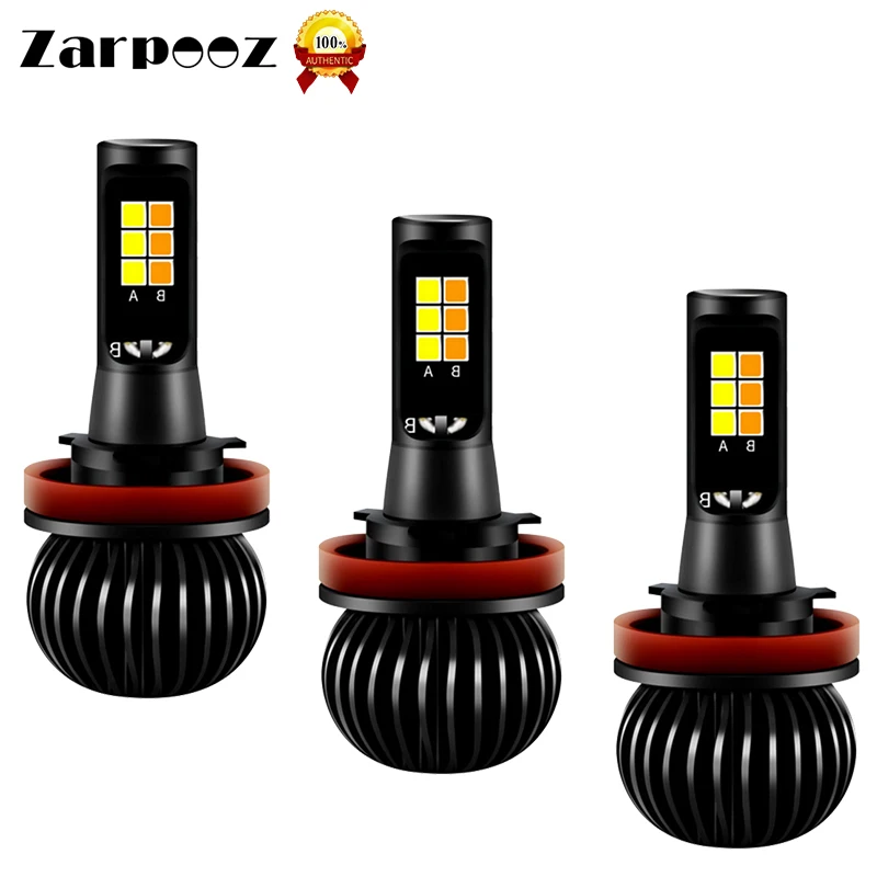 Zarpooz 2x LED Bulbs Yellow And White Colors Fog Light H1 H3 H4 H7 H8 H10 H27 HB4 X5 Car Two Color Fog Light Universal Bulb
Zarpooz 2x LED Bulbs Yellow And White Colors Fog Light H1 H3 H4 H7 H8 H10 H27 HB4 X5 Car Two Color Fog Light Universal Bulb