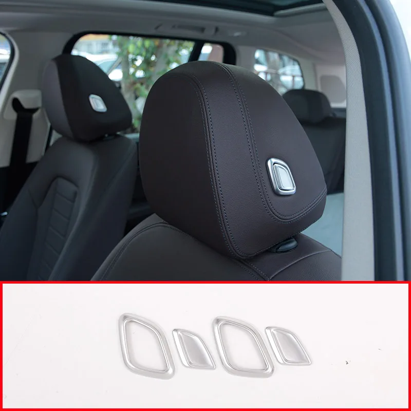 4PCS For BMW X3 X4 G01 G02 2018-2019 ABS Chrome Car Headrest Button Decorative Cover Trim Car Accessories
4PCS For BMW X3 X4 G01 G02 2018-2019 ABS Chrome Car Headrest Button Decorative Cover Trim Car Accessories