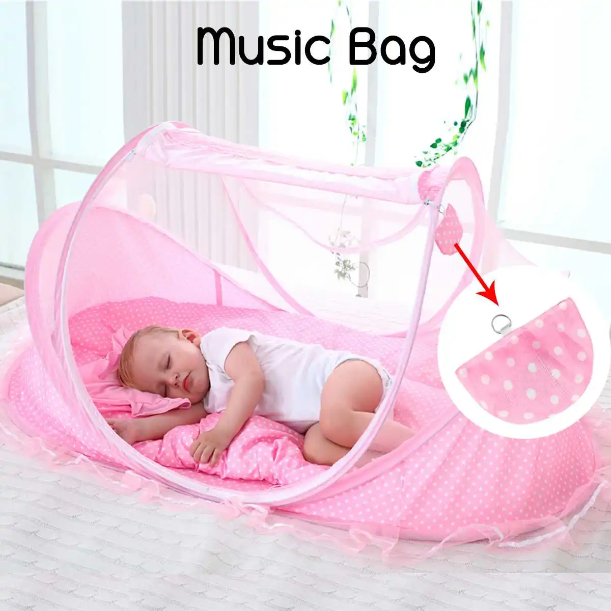 Folding Baby Bedding Crib Netting Folding Baby Mosquito Nets Bed Mattress Pillow Suit Music Bag For Children Tent Cradle Bed
Folding Baby Bedding Crib Netting Folding Baby Mosquito Nets Bed Mattress Pillow Suit Music Bag For Children Tent Cradle Bed