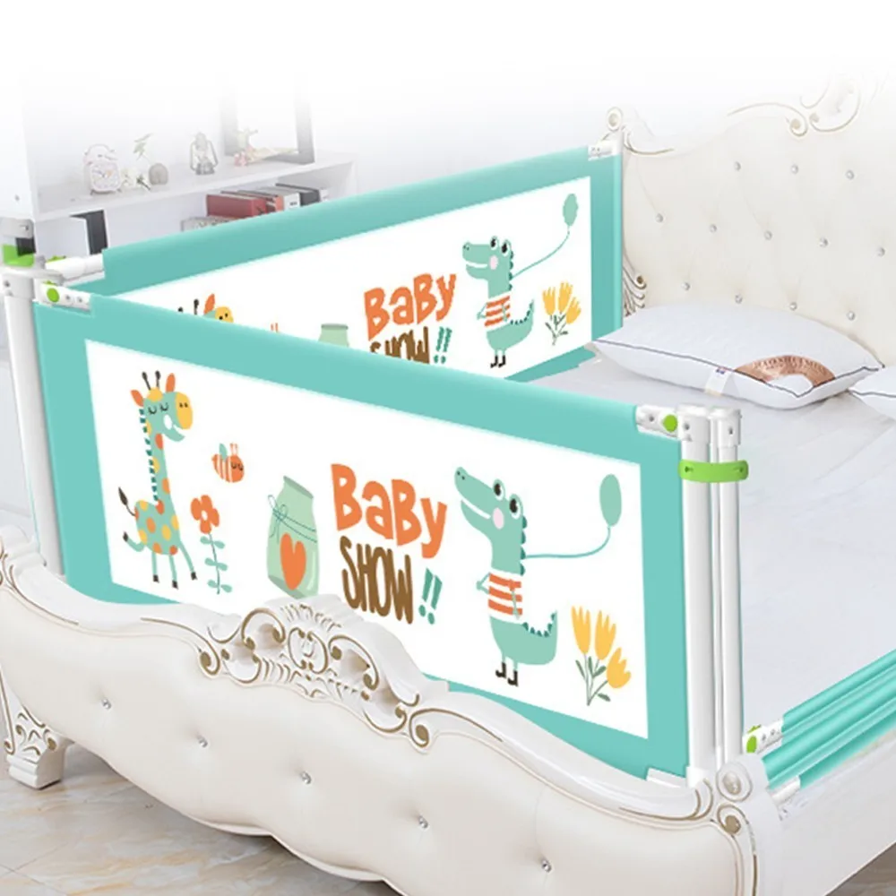 

Baby Bed Fence Home Kids Playpen Safety Gate Products Child Care Barrier For Beds Crib Rails Security Fencing Children Guardrail