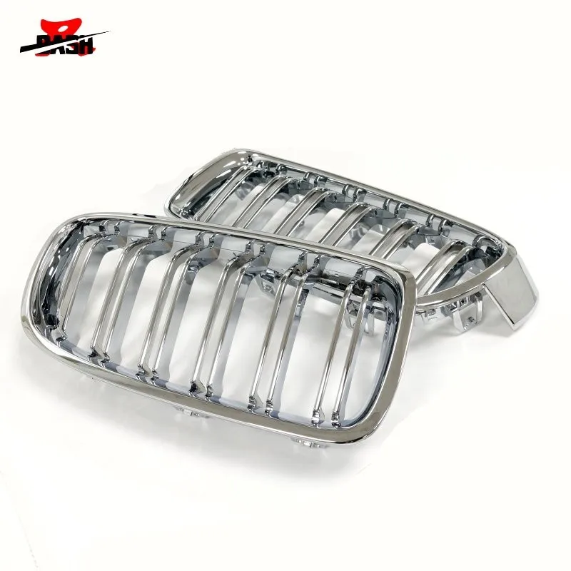 DASH Chrome Double Slat M look front kidney grille for BMW 2011~2017 F30 F31 3 series Sedan Touring
DASH Chrome Double Slat M look front kidney grille for BMW 2011~2017 F30 F31 3 series Sedan Touring