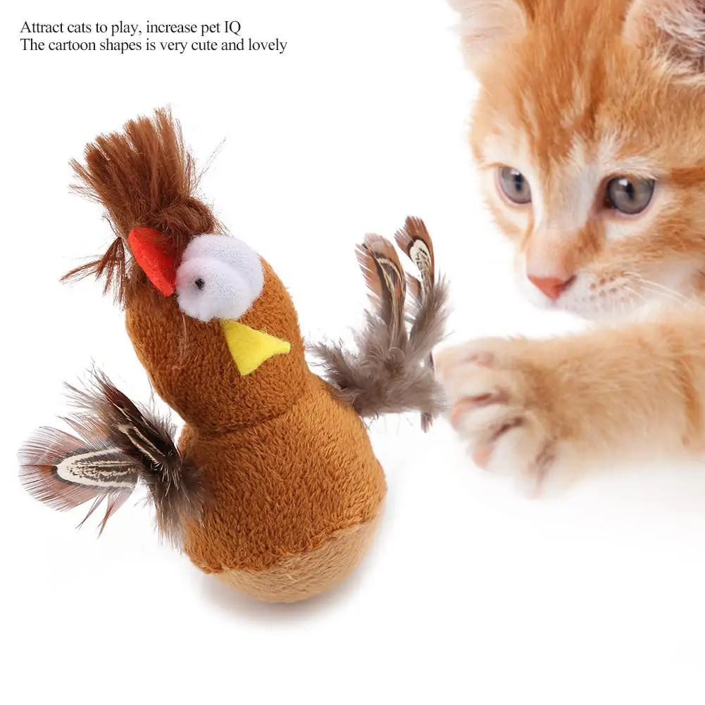 Cute Pet Cat Toy Catnip Cartoon Creative Mouse Chick with Feather Cat Toy Pet Cat Training Funny Product
Cute Pet Cat Toy Catnip Cartoon Creative Mouse Chick with Feather Cat Toy Pet Cat Training Funny Product