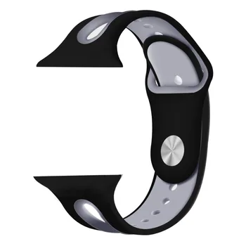 Dual Color Silicone Soft Sport Watchband For iWatch Apple Watch 38/40MM 42/44MM Series 1 2 3 4 Wrist Bracelet 2019 Fashion Strap
Dual Color Silicone Soft Sport Watchband For iWatch Apple Watch 38/40MM 42/44MM Series 1 2 3 4 Wrist Bracelet 2019 Fashion Strap