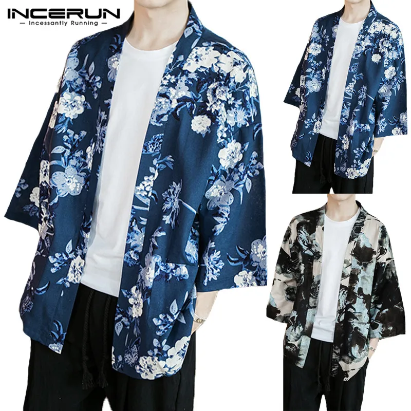 INCERUN Plus Size Men Outerwear Trench Coat 3/4 Sleeve Vintage Streetwear Kimono Cotton Ethnic Floral Printed Men Cardigan 2019
INCERUN Plus Size Men Outerwear Trench Coat 3/4 Sleeve Vintage Streetwear Kimono Cotton Ethnic Floral Printed Men Cardigan 2019