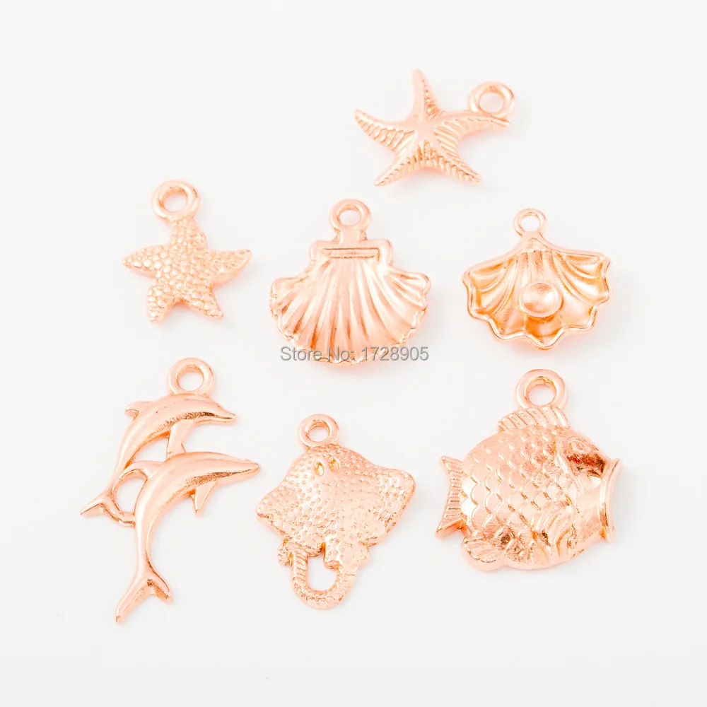 rose gold fashion pendant Marine life pendant various DIY jewelry necklace bracelet craft jewelry custom 10PCS
rose gold fashion pendant Marine life pendant various DIY jewelry necklace bracelet craft jewelry custom 10PCS