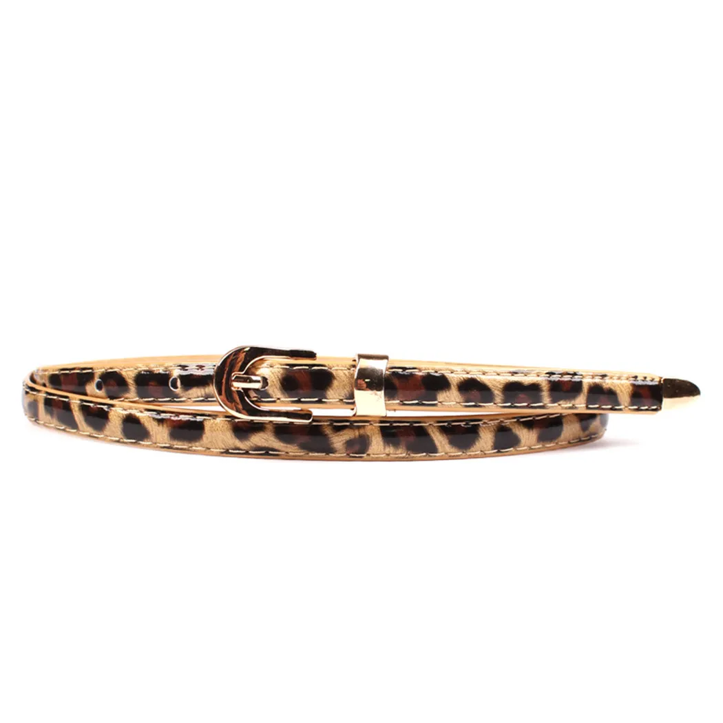 Women Gold Pin Buckle Thin Belts Korean Fashion Leather Leopard Belt Waist Strap Ladies Decorative Belt Dress Jeans Waistband A1
Women Gold Pin Buckle Thin Belts Korean Fashion Leather Leopard Belt Waist Strap Ladies Decorative Belt Dress Jeans Waistband A1