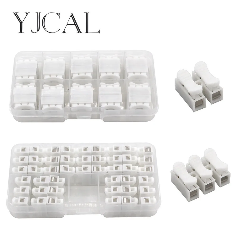 CH-2 CH-3 BOX Press Connector Electrical Cable Clamp Connectors Quick Splice Lock Wire Terminal Block Spring Connector Wire
CH-2 CH-3 BOX Press Connector Electrical Cable Clamp Connectors Quick Splice Lock Wire Terminal Block Spring Connector Wire