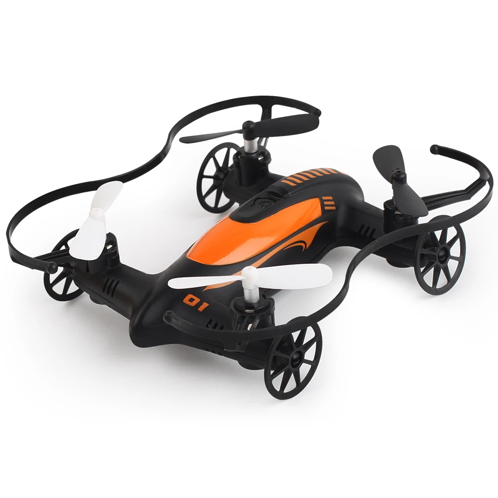 Hot Sales RC QuadcopterMini Fly Car 2 In 1 RC Drone Altitude Hold Low-Voltage Protection 3D Rollover Remote Control Quadcopters
Hot Sales RC QuadcopterMini Fly Car 2 In 1 RC Drone Altitude Hold Low-Voltage Protection 3D Rollover Remote Control Quadcopters