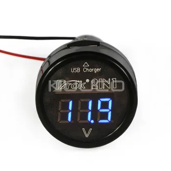 5 PCS/LOT Digital Gauge/Adapter DC12V 24V Car Voltmeter/Battery Tester DC 5V/2A USB Charger for cell phones/IPhone/Ipad/Ipod etc
5 PCS/LOT Digital Gauge/Adapter DC12V 24V Car Voltmeter/Battery Tester DC 5V/2A USB Charger for cell phones/IPhone/Ipad/Ipod etc