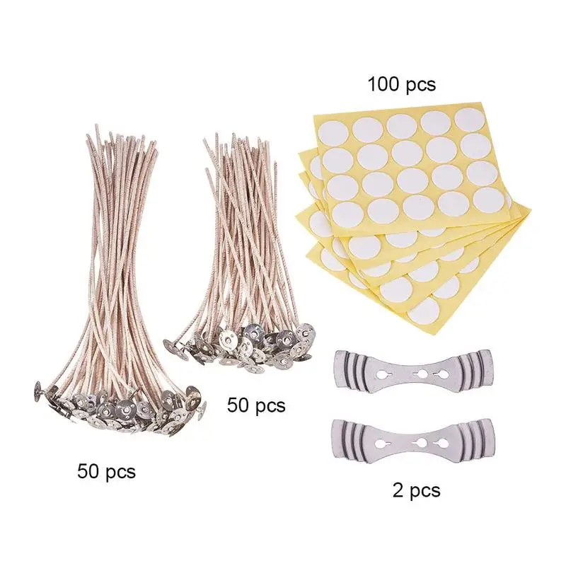 DIY Candle Making Tool Set 2PCS Wax Core Holder 100PCS Candle Wick 100PCS Candle Core Base Sticker Handmade Candle Supplies
DIY Candle Making Tool Set 2PCS Wax Core Holder 100PCS Candle Wick 100PCS Candle Core Base Sticker Handmade Candle Supplies