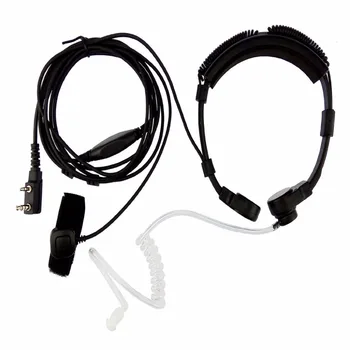 100pcs Walkie Talkie Extendable Throat Microphone Mic Earpiece Headset for CB Radio UV-5R 
100pcs Walkie Talkie Extendable Throat Microphone Mic Earpiece Headset for CB Radio UV-5R