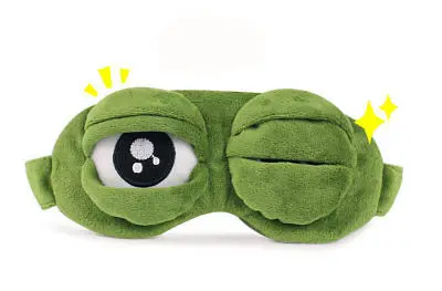 Travel 3D Frog Eye Mask Sleep Soft Padded Shade Cover Rest Relax Blindfold Fun Eye Mask Valance
Travel 3D Frog Eye Mask Sleep Soft Padded Shade Cover Rest Relax Blindfold Fun Eye Mask Valance
