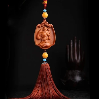 Chinese Peach Wood Carving The Three Saints Of The West Safe And Good Luck Card Exquisite Car Key Pendant Bag Pendant
Chinese Peach Wood Carving The Three Saints Of The West Safe And Good Luck Card Exquisite Car Key Pendant Bag Pendant