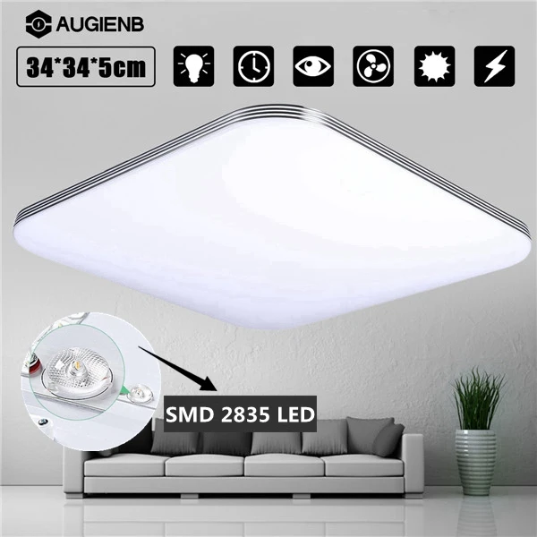 AUGIENB LED Ceiling Light 34x34cm 16W 1400LM Energy Efficient Modern Ceiling Down Light Flush Mount AC110-240V For Kitchen Room
AUGIENB LED Ceiling Light 34x34cm 16W 1400LM Energy Efficient Modern Ceiling Down Light Flush Mount AC110-240V For Kitchen Room