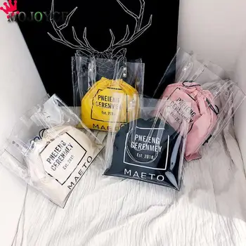2019 Luxury Brand Clear PVC Women Handbags Jelly Transparent Plastic Summer Vacation Beach Shoulder Bags Tote Shopping Bags
2019 Luxury Brand Clear PVC Women Handbags Jelly Transparent Plastic Summer Vacation Beach Shoulder Bags Tote Shopping Bags