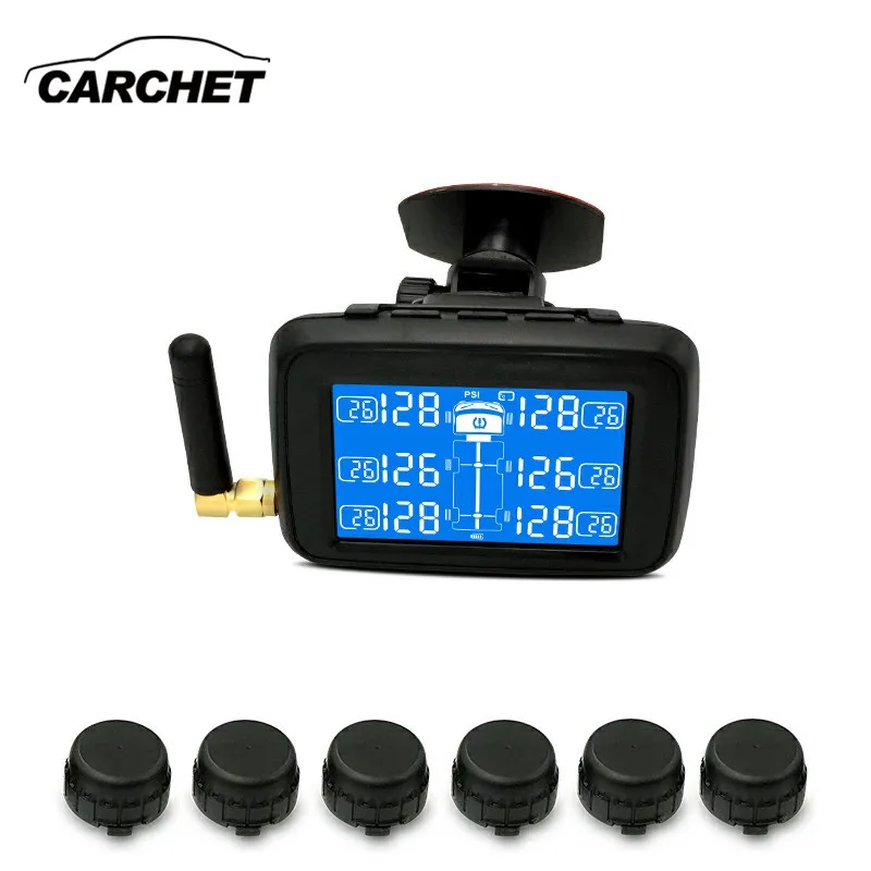 CARCHET U901T Cross-border Dedicated Wireless Truck Bus Paste Bracket TPMS Tire Pressure Monitoring System 6* Sensor 24V
CARCHET U901T Cross-border Dedicated Wireless Truck Bus Paste Bracket TPMS Tire Pressure Monitoring System 6* Sensor 24V