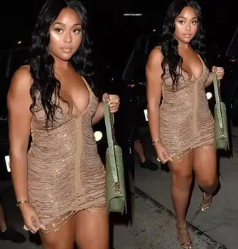 Sexy Lady Mini Dress Khaki Deep V-neck Chain Rayon Bandage Dress Top Quality Evening Party Bodycon Dress
Sexy Lady Mini Dress Khaki Deep V-neck Chain Rayon Bandage Dress Top Quality Evening Party Bodycon Dress