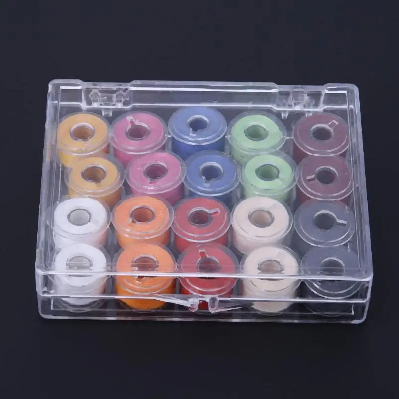 20pcs DIY Threads 20 Grids Clear Plastic Sewing Machine Bobbins Home Sewing Yarn Handwork Colorful Knitting Sewing Accessories
20pcs DIY Threads 20 Grids Clear Plastic Sewing Machine Bobbins Home Sewing Yarn Handwork Colorful Knitting Sewing Accessories