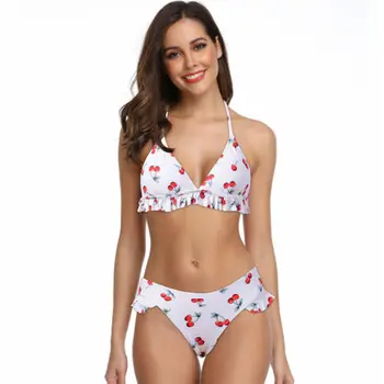 Hirigin Women Push-up Padded Bra Cherry Flower Bandage Bikini Set Beachwear Bathing
Hirigin Women Push-up Padded Bra Cherry Flower Bandage Bikini Set Beachwear Bathing