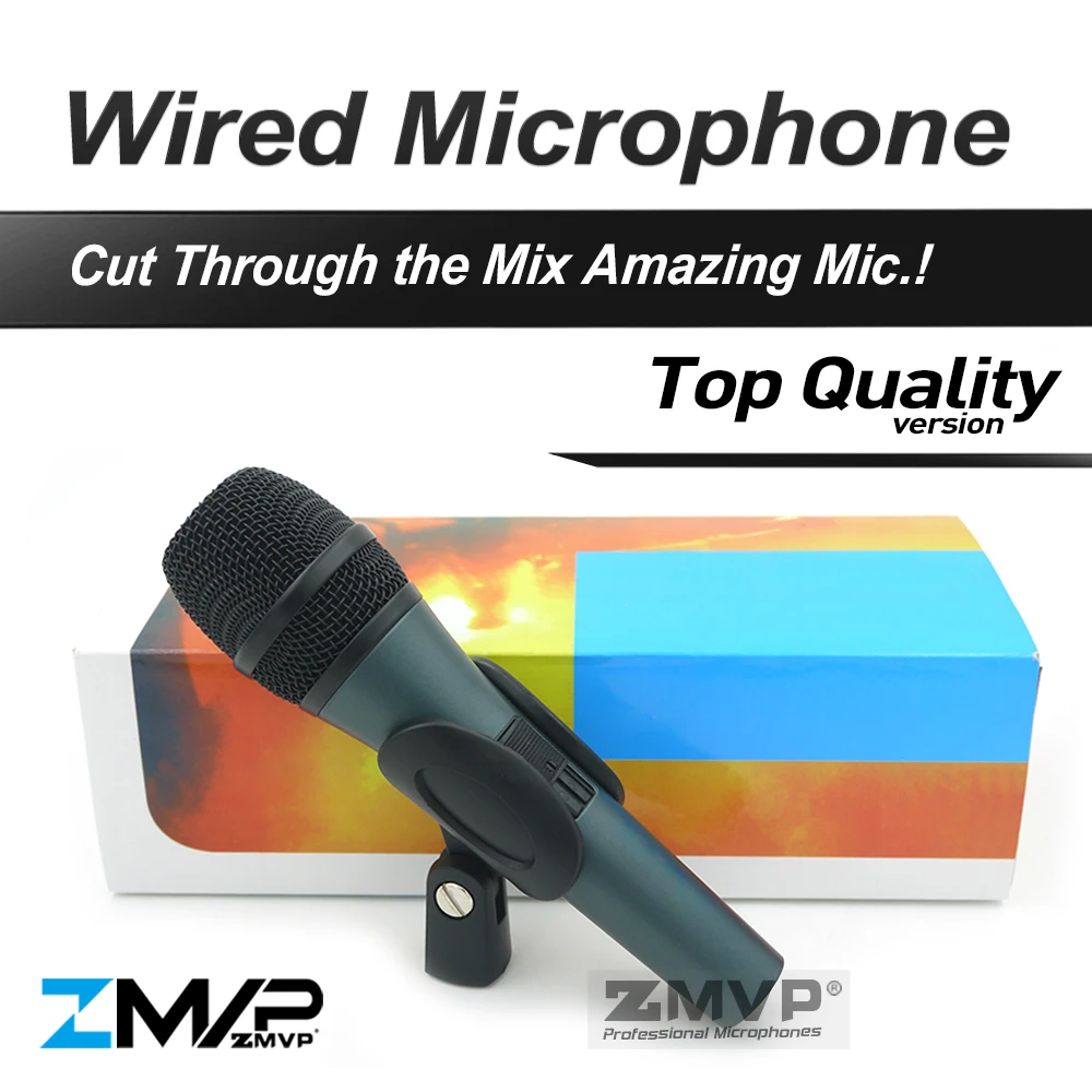 Top Quality e845s Professional Live Vocals Wired Microphone e845 Karaoke Super-Cardioid Dynamic Microfone Microfono Mike Mic
Top Quality e845s Professional Live Vocals Wired Microphone e845 Karaoke Super-Cardioid Dynamic Microfone Microfono Mike Mic