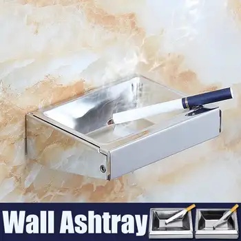 Household Stainless Steel Cigarette Ashtray Ashtray Reversible Metal Personality Wall-mounted Toilet Bathroom Ash Storage Box
Household Stainless Steel Cigarette Ashtray Ashtray Reversible Metal Personality Wall-mounted Toilet Bathroom Ash Storage Box