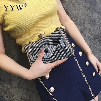 Luxury Evening Clutch Bag Women Hard-surface Sequined Rhinestone Handbag for Cellphone Makeup Lady Chain Shoulder Bag for Party
Luxury Evening Clutch Bag Women Hard-surface Sequined Rhinestone Handbag for Cellphone Makeup Lady Chain Shoulder Bag for Party