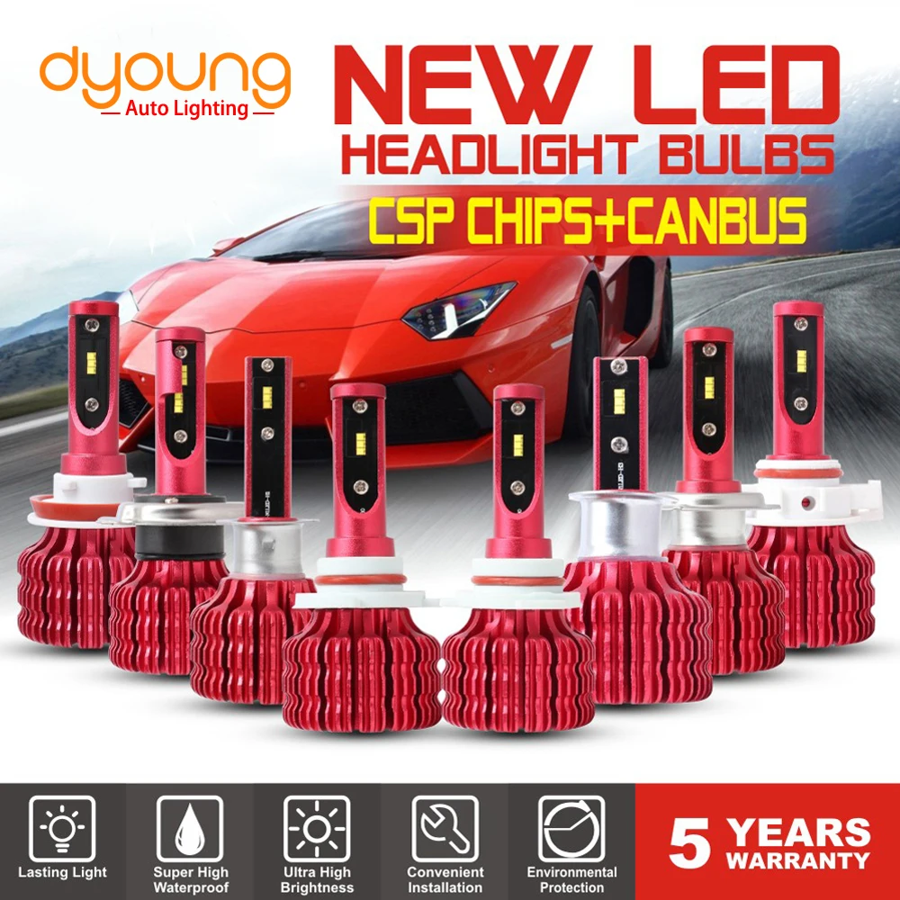 Dyoung X9Red 2pcs new led headlight 6500k car light car styling h4 LED Lamp h7 h11 9005 9006 h1 h3 h16 5202 car bulbs automotive
Dyoung X9Red 2pcs new led headlight 6500k car light car styling h4 LED Lamp h7 h11 9005 9006 h1 h3 h16 5202 car bulbs automotive
