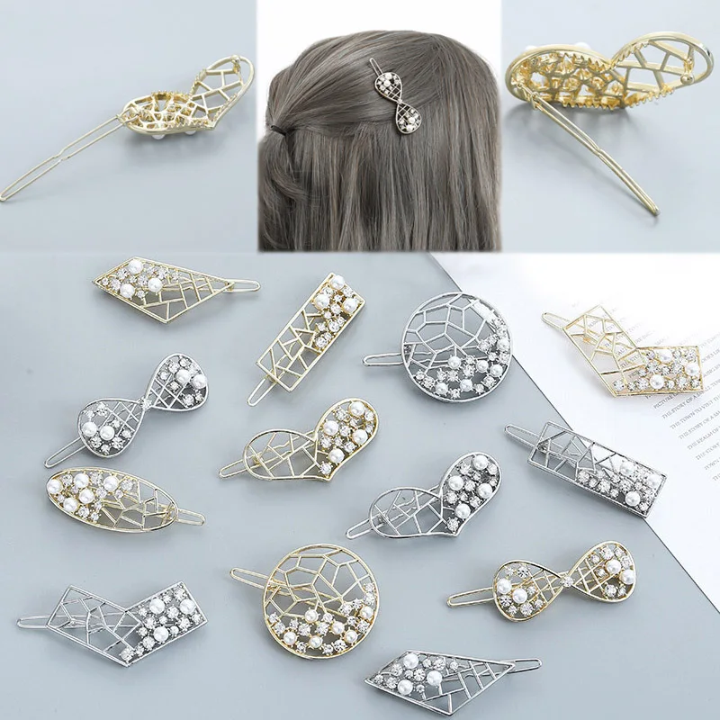 Fashion 1PC Imitation Pearl Alloy Hair Clip Hair Accessories Barrette Round Korean Geometric Heart Women Hairpins
Fashion 1PC Imitation Pearl Alloy Hair Clip Hair Accessories Barrette Round Korean Geometric Heart Women Hairpins
