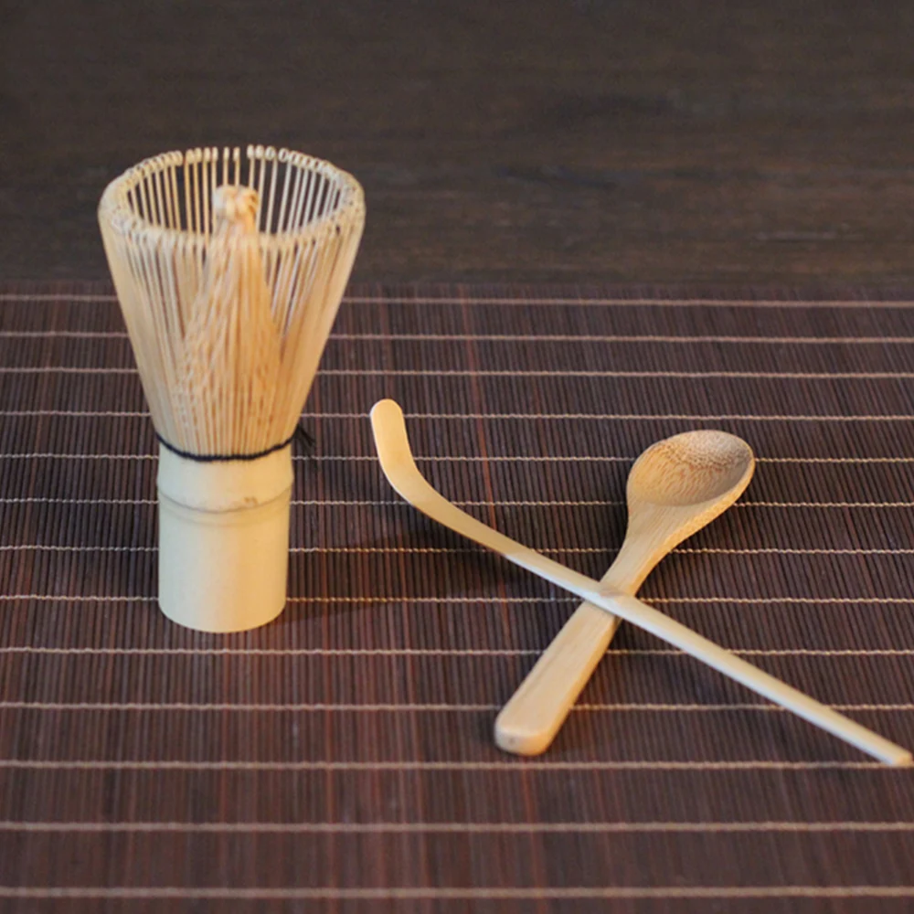 Behogar Japanese Style Bamboo Tea Set Matcha Green Tea Powder Whisk Set Whisk Scoop Spoon Chasen Brush Tool Kitchen Gadget
Behogar Japanese Style Bamboo Tea Set Matcha Green Tea Powder Whisk Set Whisk Scoop Spoon Chasen Brush Tool Kitchen Gadget