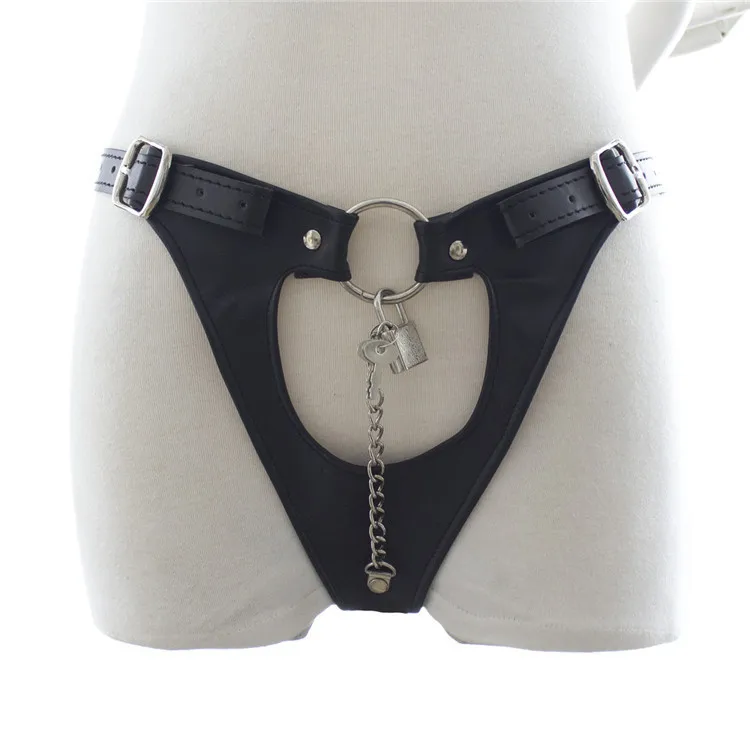 Black Pu Leather Chain Women/men Gay Panty Underwear Fetish Wear Bondage Restraints Lesbian Sexy Lingerie Nightclub Panties
Black Pu Leather Chain Women/men Gay Panty Underwear Fetish Wear Bondage Restraints Lesbian Sexy Lingerie Nightclub Panties
