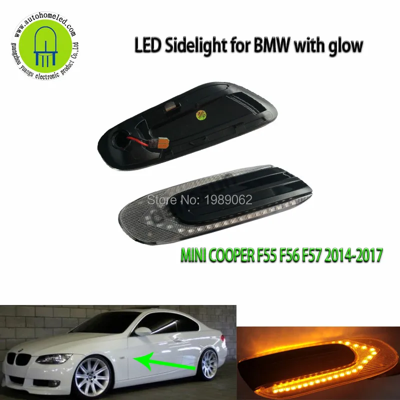 2pcs x dahosun LED Amber Dynamic Sequential Signal Side marker Light for BMW MINI COOPER F55 F56 F57 2014-2017 with Glow effect
2pcs x dahosun LED Amber Dynamic Sequential Signal Side marker Light for BMW MINI COOPER F55 F56 F57 2014-2017 with Glow effect